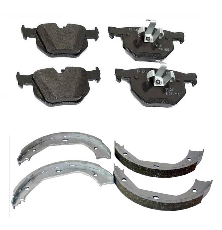 BMW Brakes Disc Kit - Pads Rear